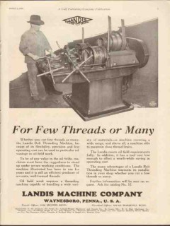 landis machine company 1930 few threads many bolt threading vintage ad landis machine company 1930 few threads many bolt threading vintage ad