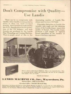 landis machine company 1930 compromise quality threading vintage ad landis machine company 1930 compromise quality threading vintage ad