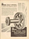 Lee C Moore Company 1930 Vintage Ad Oil Field Calf Wheel Rig Equipment Lee C Moore Company 1930 Vintage Ad Oil Field Calf Wheel Rig Equipment