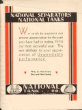 National Tank Company 1930 Vintage Ad Oil Separators Dependable National Tank Company 1930 Vintage Ad Oil Separators Dependable