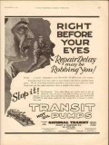 National Transit Pump Machine Company 1930 Vintage Ad Oil Repair Delay National Transit Pump Machine Company 1930 Vintage Ad Oil Repair Delay