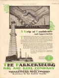 Parkersburg Rig Reel Company 1930 Vintage Ad Oil Field Grip Confidence Parkersburg Rig Reel Company 1930 Vintage Ad Oil Field Grip Confidence