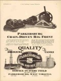 Parkersburg Rig Reel Company 1930 Vintage Ad Oil Chain-Driven Front Parkersburg Rig Reel Company 1930 Vintage Ad Oil Chain-Driven Front