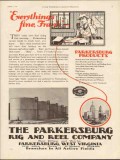 Parkersburg Rig Reel Company 1930 Vintage Ad Oil Storage Tank Bolted Parkersburg Rig Reel Company 1930 Vintage Ad Oil Storage Tank Bolted