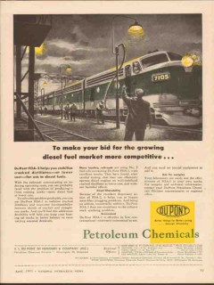 du pont 1955 bid growing diesel fuel market competitive vintage ad du pont 1955 bid growing diesel fuel market competitive vintage ad