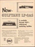 Gulf Refining Company 1955 Vintage Ad Gulftane LP-Gas Available Now Gulf Refining Company 1955 Vintage Ad Gulftane LP-Gas Available Now