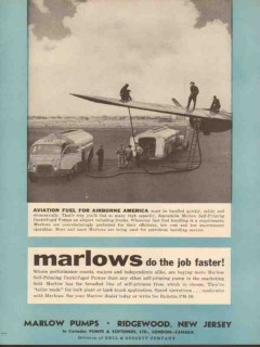 marlow pumps 1955 aviation fuel for airborne america vintage ad