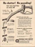 milwaukee valve company 1955 milvaco no chatter fuel flow vintage ad
