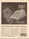 national cash register 1955 new de-luxe adding machine vintage ad national cash register 1955 new de-luxe adding machine vintage ad