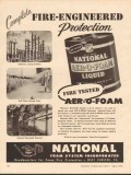 national foam system inc 1955 fire engineered protection vintage ad national foam system inc 1955 fire engineered protection vintage ad