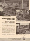 Neptune Meter Company 1955 Vintage Ad Truck Load Faster Closer Control