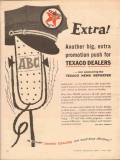 Texas Company 1955 Vintage Ad Oil Texaco Dealers Extra Promotion Push