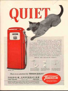 tokheim corp 1955 quiet cat cotton model 305 gasoline pump vintage ad tokheim corp 1955 quiet cat cotton model 305 gasoline pump vintage ad