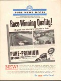 Pure Oil Company 1952 Vintage Ad Gasoline Race-Winning Quality Pure Oil Company 1952 Vintage Ad Gasoline Race-Winning Quality