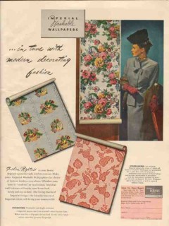 imperial paper color corp 1946 modern decorating fashion vintage ad imperial paper color corp 1946 modern decorating fashion vintage ad