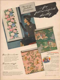 imperial paper color corp 1946 fashion inspired decorating vintage ad imperial paper color corp 1946 fashion inspired decorating vintage ad