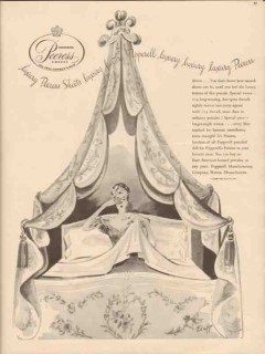 pepperell mfg company 1946 percales luxury peeress sheets vintage ad pepperell mfg company 1946 percales luxury peeress sheets vintage ad