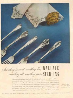 wallace silversmiths 1946 something borrowed blue old vintage ad