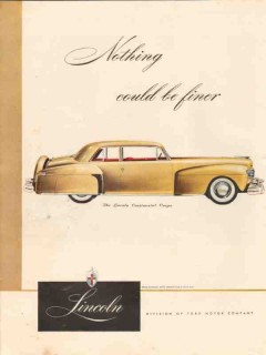 ford motor company 1947 nothing finer lincoln coupe car vintage ad ford motor company 1947 nothing finer lincoln coupe car vintage ad