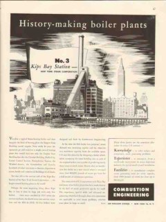 combustion engineering 1947 kips bay ny steam boiler plant vintage ad combustion engineering 1947 kips bay ny steam boiler plant vintage ad
