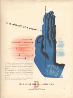 davison chemical corp 1947 millionth pound george giusti vintage ad davison chemical corp 1947 millionth pound george giusti vintage ad