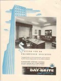 day-brite lighting 1947 enlightened executive fluorescent vintage ad