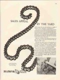 diamond chain company 1947 sales appeal by the yard vintage ad