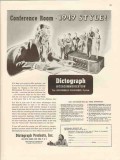 dictograph products inc 1947 conference room style intercom vintage ad