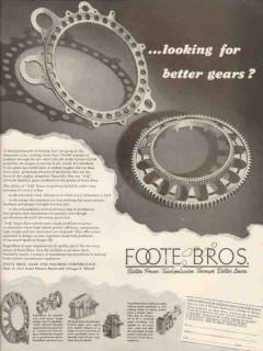 foote bros gear machine corp 1947 looking for better gears vintage ad