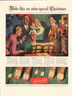 hamilton watch company 1947 extra special christmas gift vintage ad hamilton watch company 1947 extra special christmas gift vintage ad