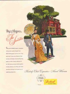 kimberly-clark corp 1947 days elegance the seventies paper vintage ad kimberly-clark corp 1947 days elegance the seventies paper vintage ad