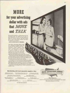 movie advertising bureau 1947 more ads that move and talk vintage ad