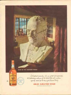 national distillers products 1947 pleasant old grand-dad vintage ad
