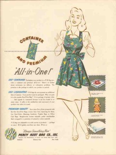 percy kent bag company 1947 container premium all-in-one vintage ad