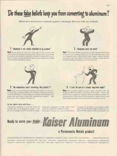 permanente products co 1947 false beliefs convert aluminum vintage ad