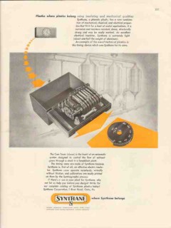 synthane corp 1947 plastics insulating mechanical qualities vintage ad synthane corp 1947 plastics insulating mechanical qualities vintage ad