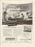 f w wakefield brass company 1947 see better office lighting vintage ad