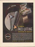 bower roller bearing company 1947 face lifting operation vintage ad