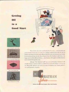 chatham mfg company 1947 getting off to good start fabrics vintage ad chatham mfg company 1947 getting off to good start fabrics vintage ad