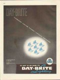 day-brite lighting inc 1947 fluorescent fixtures engineered vintage ad
