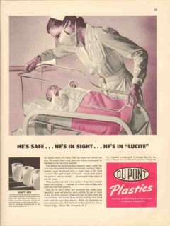 du pont 1947 safe lucite plastic w p campbell mfg company vintage ad