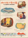glenn l martin company 1947 pays to fly airliners aircraft vintage ad glenn l martin company 1947 pays to fly airliners aircraft vintage ad