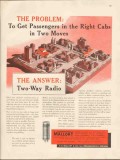 p r mallory company 1947 passengers right cab two-way radio vintage ad p r mallory company 1947 passengers right cab two-way radio vintage ad