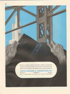 union engineers constructors inc 1947 designers industrial vintage ad