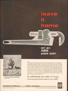 borg warner company 1962 marbon home abs plastic pipe vintage ad borg warner company 1962 marbon home abs plastic pipe vintage ad