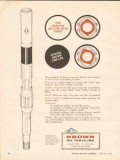 Brown Oil Tools Inc 1962 Vintage Ad Positive Setting Cam-Lok Packers Brown Oil Tools Inc 1962 Vintage Ad Positive Setting Cam-Lok Packers