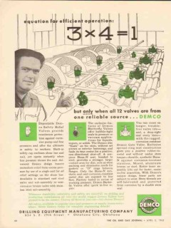 Drilling Equipment Mfg Company 1962 Vintage Ad Oil Efficient Operation Drilling Equipment Mfg Company 1962 Vintage Ad Oil Efficient Operation