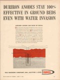 Duriron Company 1962 Vintage Ad Oil DURCO Metal Anode Effective Ground