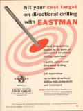 Eastman Oil Well Survey Company 1962 Vintage Ad Drilling Cost Target Eastman Oil Well Survey Company 1962 Vintage Ad Drilling Cost Target