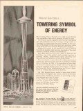 El Paso Natural Gas Company 1962 Vintage Ad Energy Towering Symbol